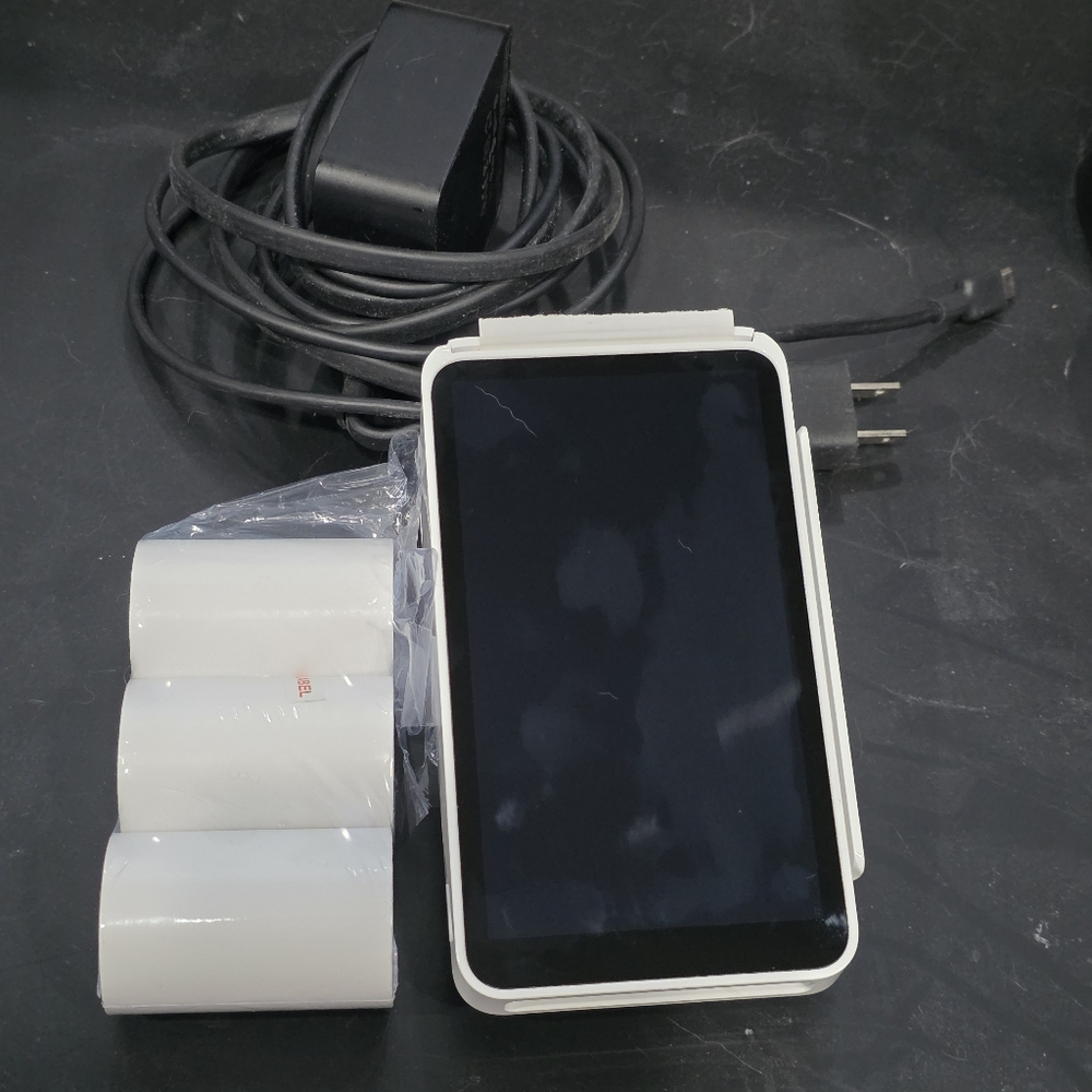 Square Terminal POS With Charger And Paper Rolls